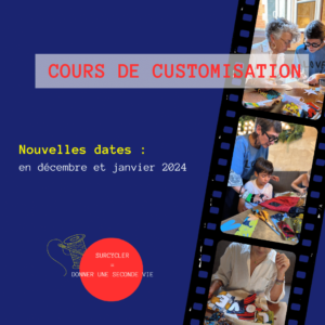 Cours de couture vintage customisation bordeaux upcycling upcyclee cadeau responsable eco noel diy