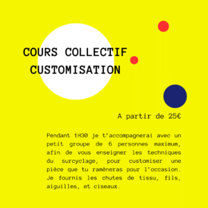 Cours de couture vintage customisation bordeaux upcycling upcyclee cadeau responsable eco noel diy