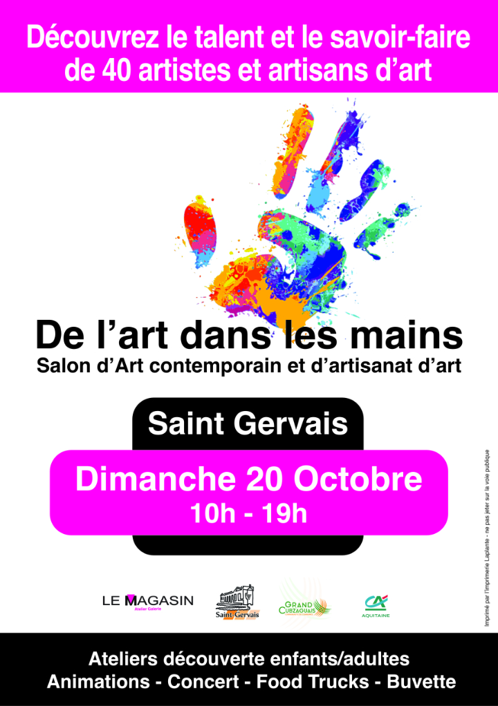 de l'art dans les mains