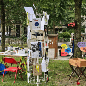 BRODERIE UPCYCLING BORDEAUX vide grenier terre negre