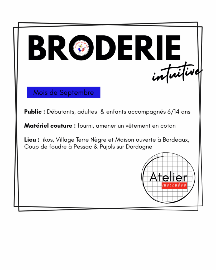 ATELIER COURS COUTURE UPCYCLING BORDEAUX